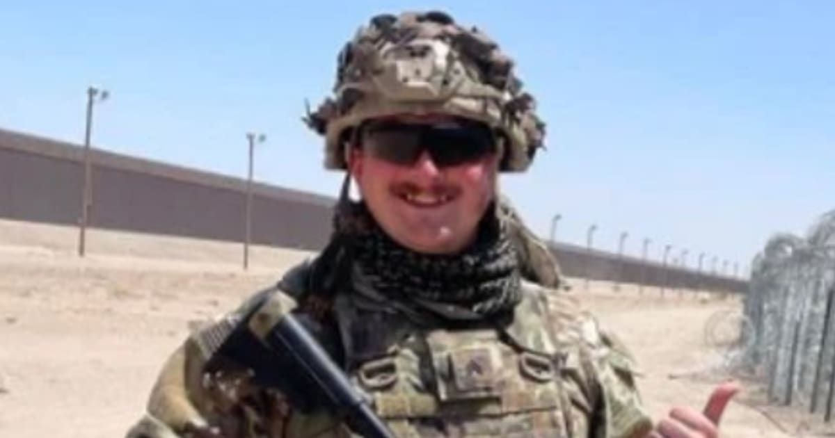 Nate Howard completed more than 11 years of service with the National Guard (Screengrab/Meskwaki Nation Police Department-Iowa/Facebook)