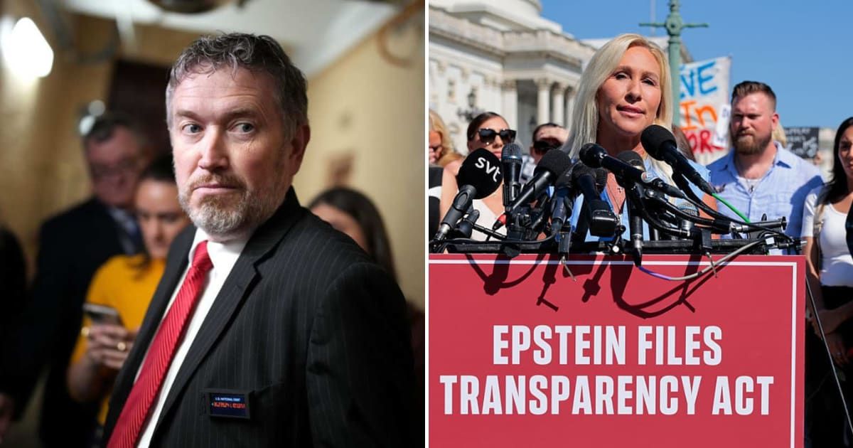 Thomas Massie and Marjorie Taylor Greene condemned Donald Trump’s remarks on the Reiner family tragedy as they urged compassion over political blame (Getty Images)