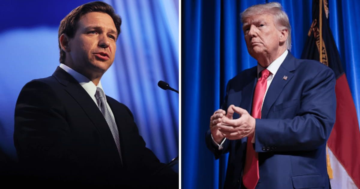 Florida advanced AI safeguards despite Donald Trump’s order, as Ron DeSantis affirmed state authority and pledged protections for consumers  (Michael M Santiago/Getty Images, Win McNamee/Getty Images)