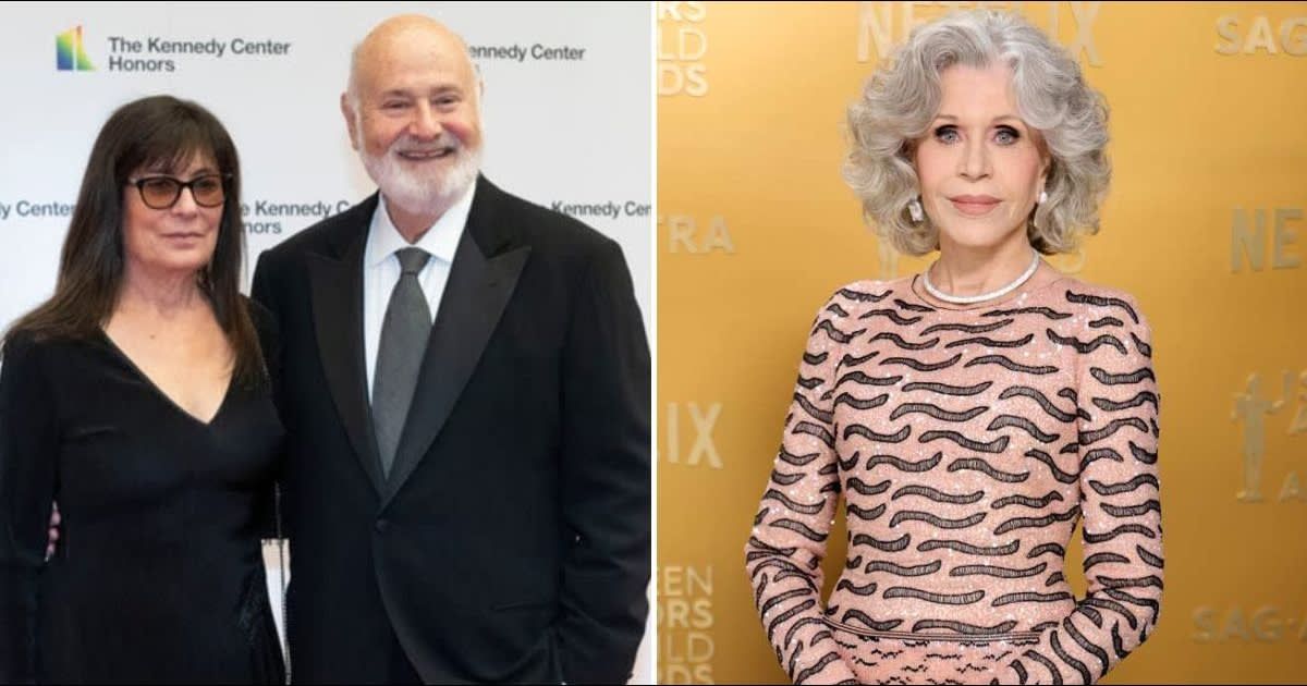Jane Fonda shared her last memory with Rob Reiner and Michele Singer Reiner in an Instagram post on Monday, December 15 (Getty Images)