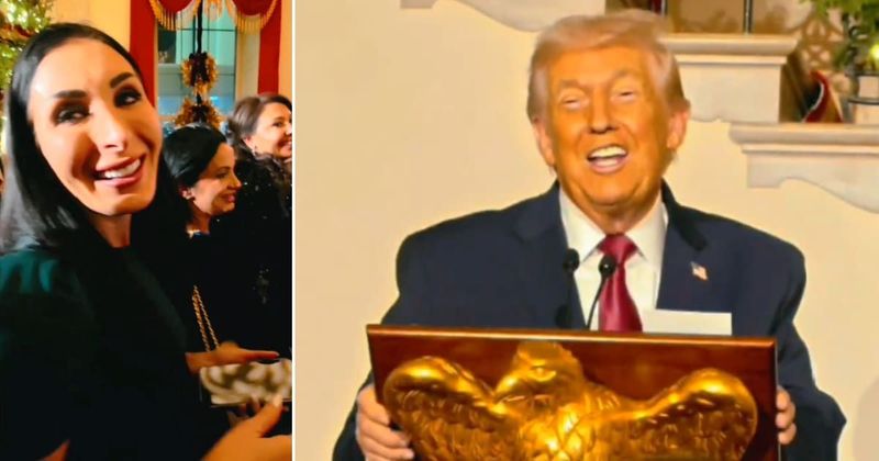 Trump surprises Laura Loomer as he reveals her engagement at White House party before she could