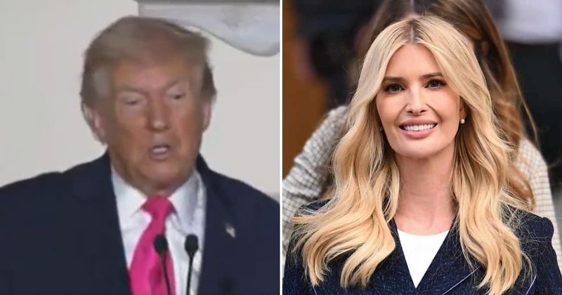 Trump abruptly pauses speech to point out daughter Ivanka's lookalike in crowd