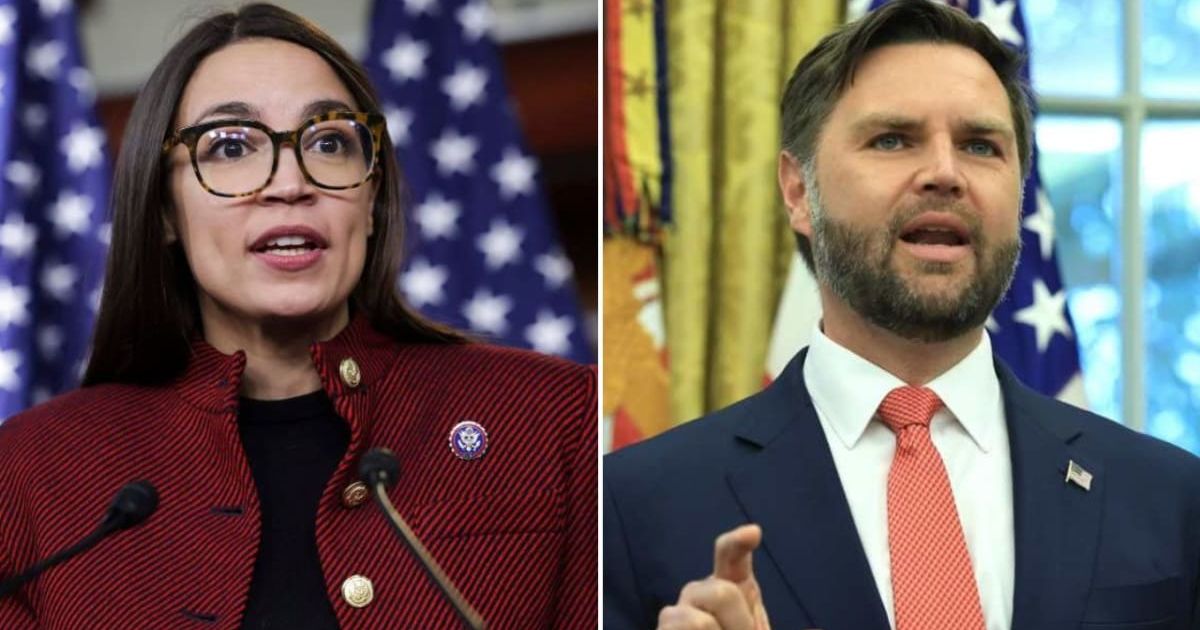 Alexandria Ocasio-Cortez and JD Vance are early names for the 2028 post-Trump race (Kevin Dietsch/Getty Images)