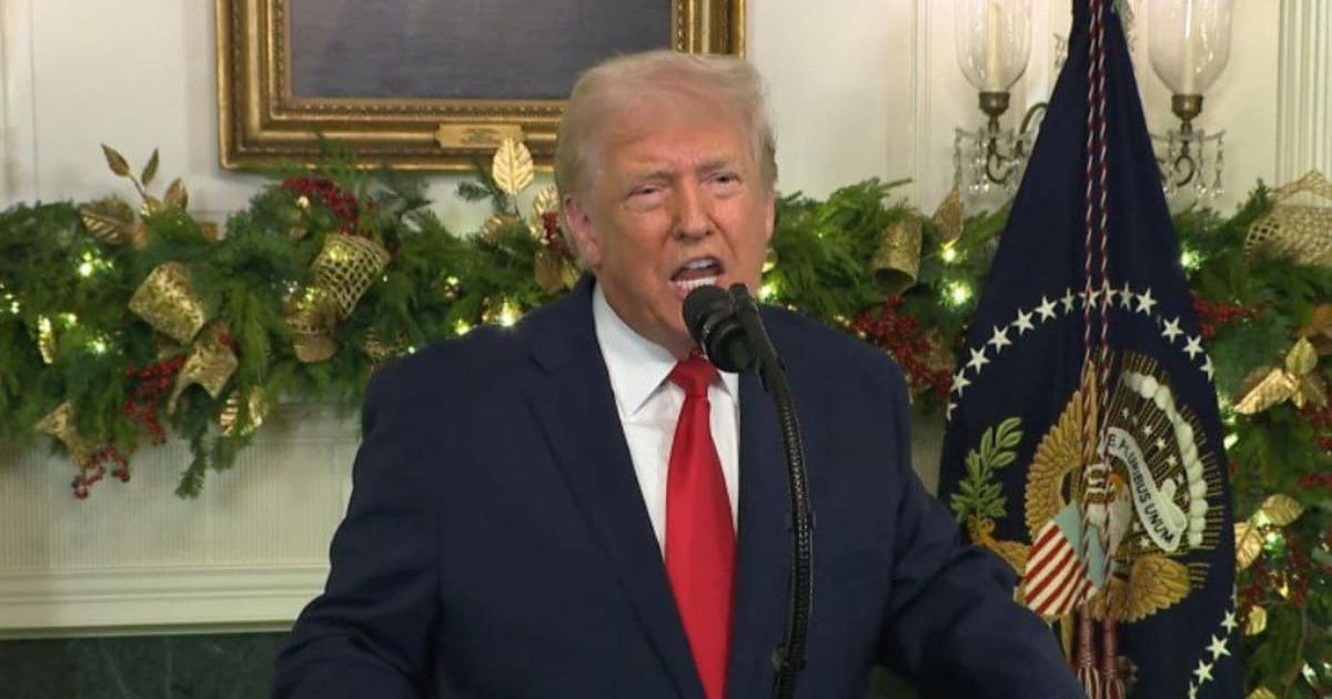 Donald Trump said his presidency marks a break from weak governance, criticizing elite-focused policies while presenting himself as a defender of law-abiding Americans (The White House/YouTube)