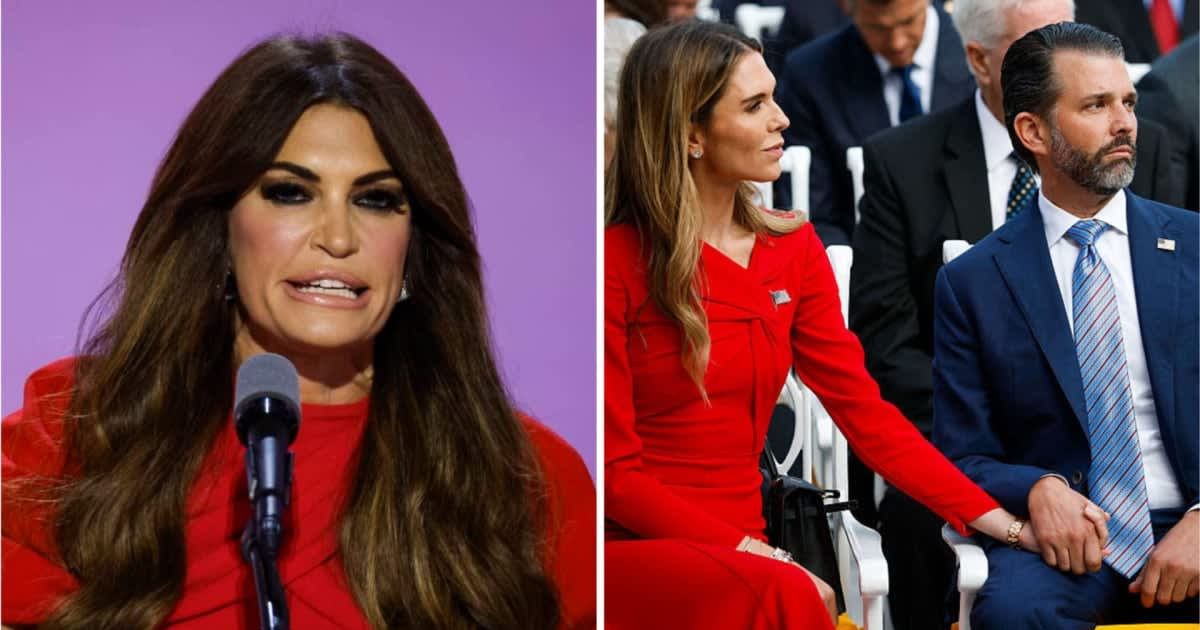 Donald Trump Jr was engaged to Kimberly Guilfoyle prior to his relationship with Bettina Anderson (Getty Images)