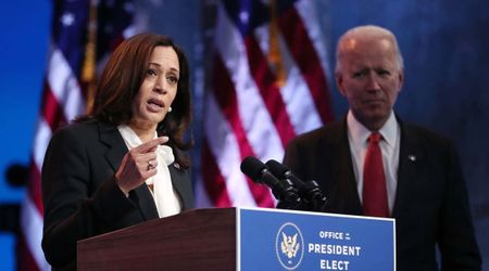 Kamala Harris defends Biden admin's hands-off approach to the Epstein Files