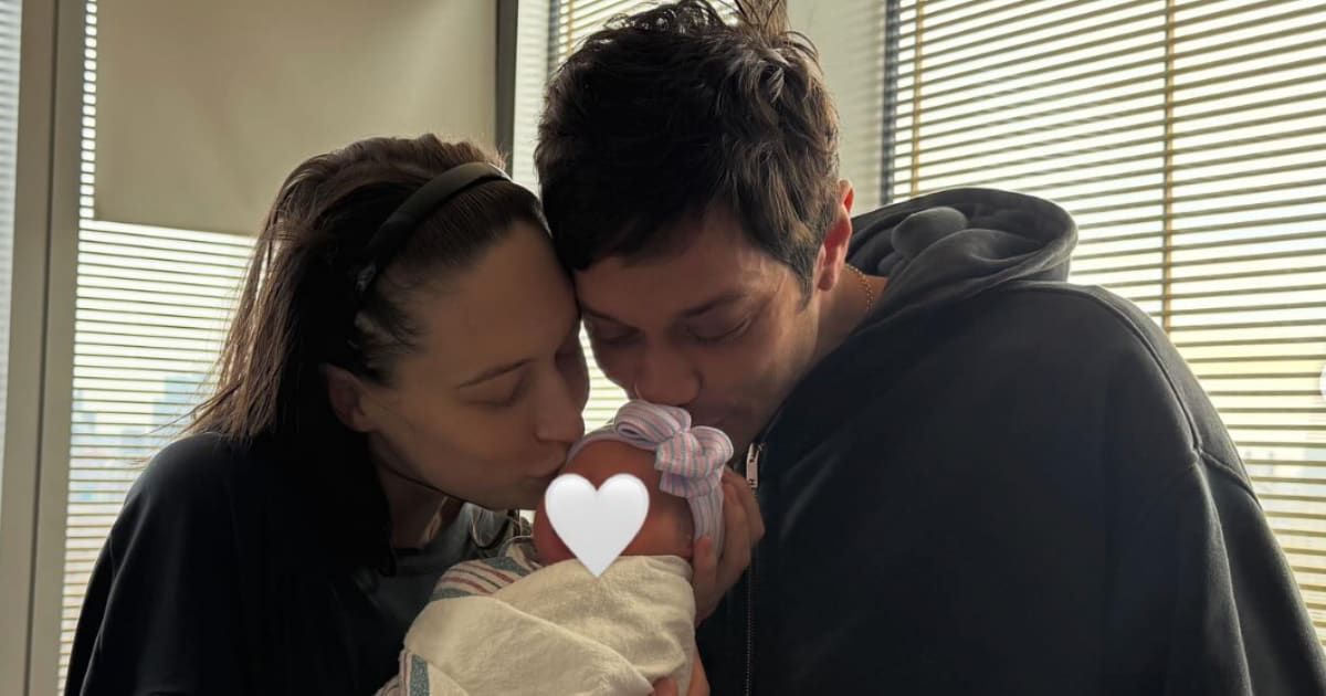 Pete Davidson and Elsie Hewitt took to their social media accounts to announce that they have become parents to their baby girl (@elsie/Instagram)