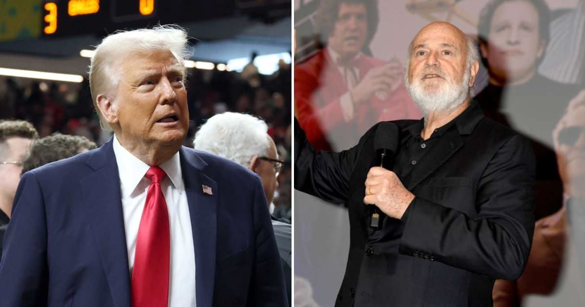 A viral screenshot appears to show Rob Reiner calling for Donald Trump to be imprisoned in a Twitter post (Getty Images)