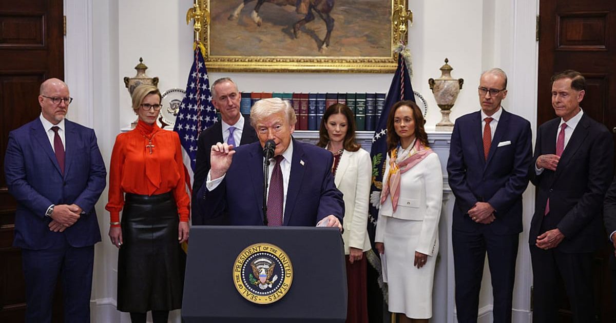 Donald Trump struck a deal with nine major pharmaceutical firms under the 'Most Favored Nation' policy, expanding affordability commitments across critical treatments (Alex Wong/Getty Images)