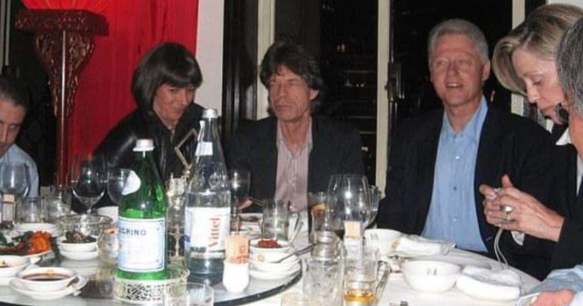 Bill Clinton and Mick Jagger dined with Jeffrey Epstein and Ghislaine Maxwell (DOJ)