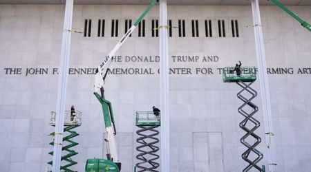 Kennedy Center installs Trump signage after board vote renames iconic arts venue