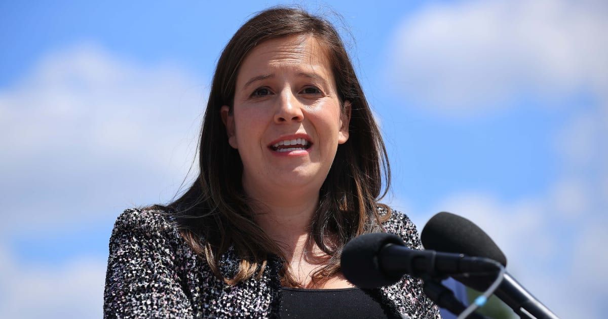 Citing desire to prioritize her role as a mother, Elise Stefanik announces her withdrawal for Governor bid while emphasizing that a protracted primary would be an ineffective use of resources in a challenging state for Republicans (Chip Somodevilla/Getty 