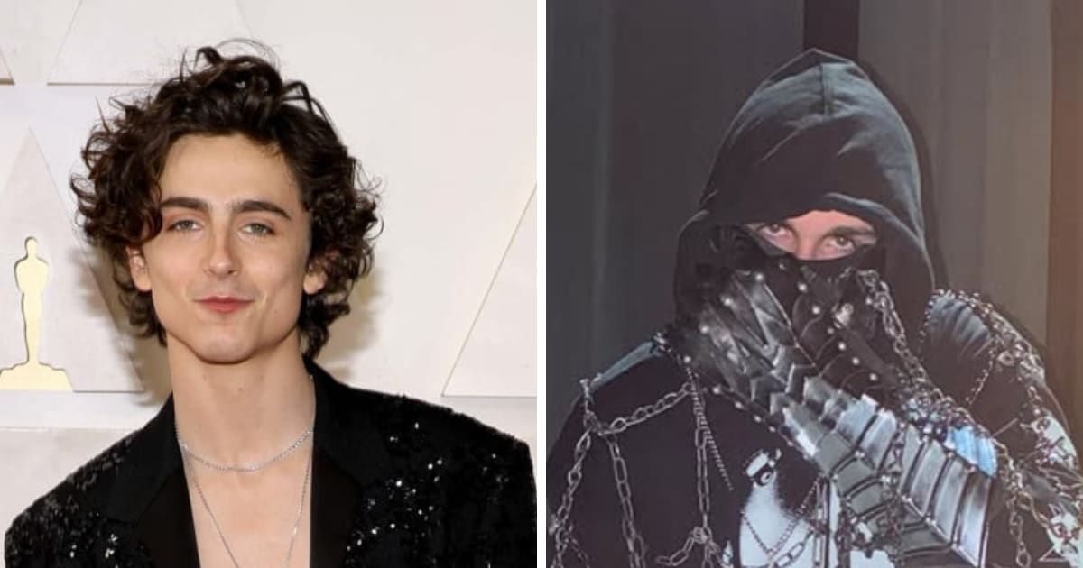 Timothee Chalamet and EsDeeKid drop new rap amid speculation on their connection(Screengrab/@esdeekid/Instagram, Getty Images)