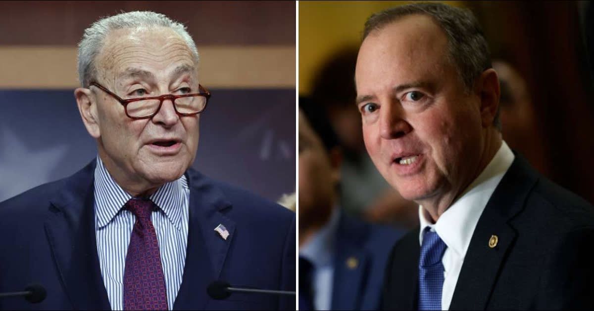 Chuck Schumer and Adam Schiff slam the DOJ after Epstein files are released (Getty Images)