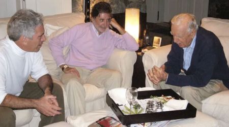 Walter Cronkite seen speaking with Jeffrey Epstein in newly released photos