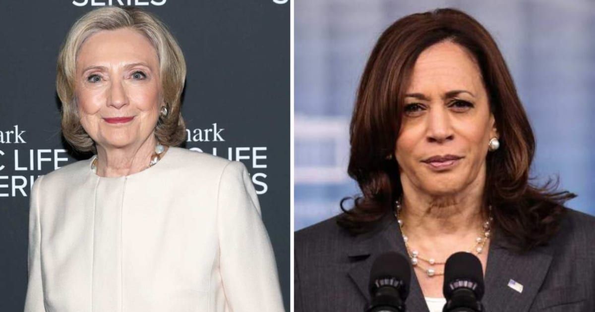 Donald Trump compared Hillary Clinton and Kamala Harris’ IQ scores during a rally in North Carolina on Friday, December 19 (Getty Images)