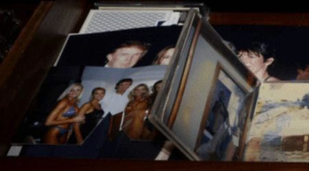 Untouched photo of Trump with women in Epstein files sparks buzz: 'They forgot to redact this' 