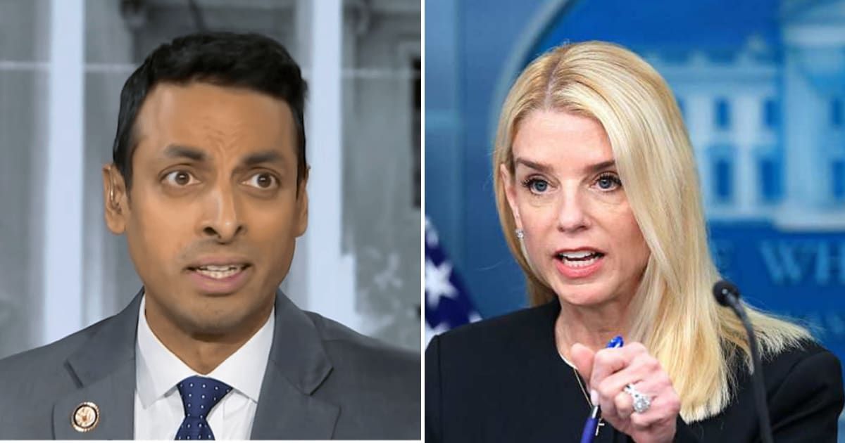 Congressman Suhas Subramanyam criticized the DOJ and said that the agency had months to prepare, yet withheld files and allegedly offered weak excuses (MS Now/YouTube, Getty Images)