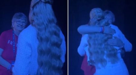 Erika Kirk honors Target employee who was harassed for wearing ‘Freedom’ shirt at AmericaFest 2025