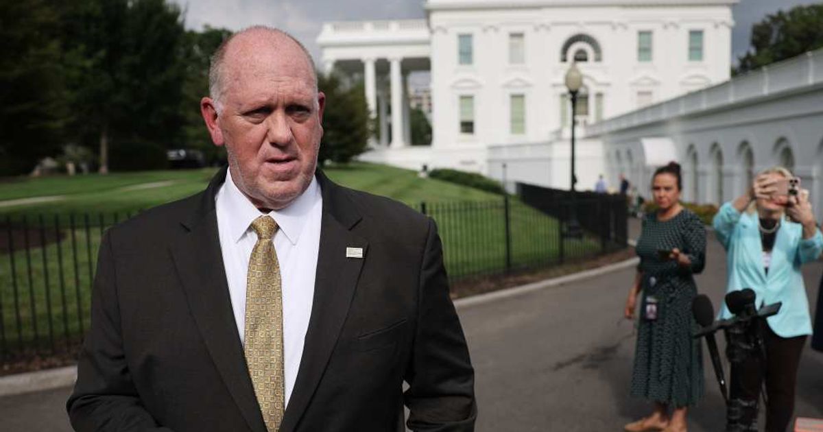 Tom Homan said past border policies hurt national security, arguing vetting was flawed because the United States lacks access to foreign criminal databases (Win McNamee/Getty Images)