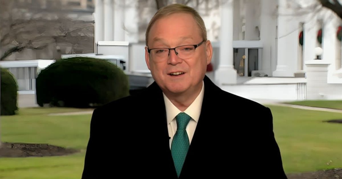 Kevin Hassett said strong growth and a shrinking deficit make tariff-funded payments possible, but stressed that Congress ultimately decides how revenue is spent (Screengrab/FaceTheNation)