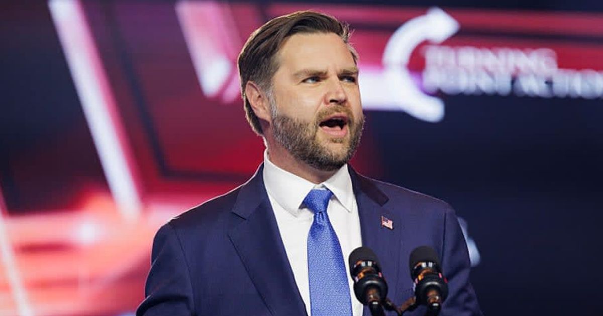 Vice President JD Vance speaks on the final day of Turning Point USA's annual AmericaFest conference at the Phoenix Convention Center on December 21, 2025, in Phoenix, Arizona (Caylo Seals/Getty Images)