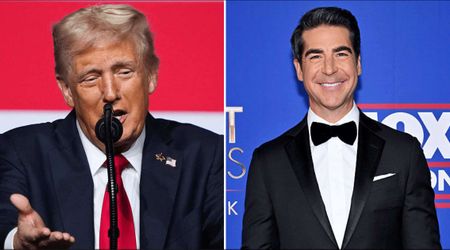 Jesse Watters reveals Trump joke about Georgia mugshot at TPUSA event