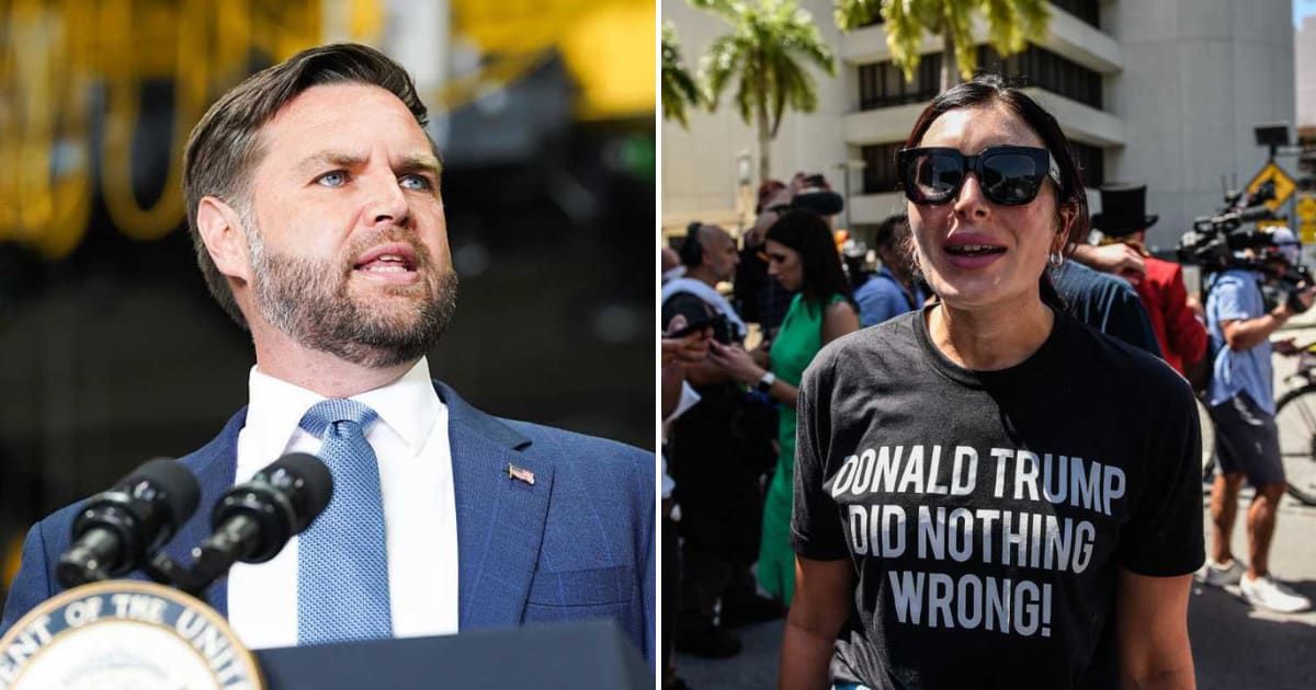 Laura Loomer warned that Tucker Carlson could have hurt Vice President JD Vance’s future electoral prospects (Getty Images)