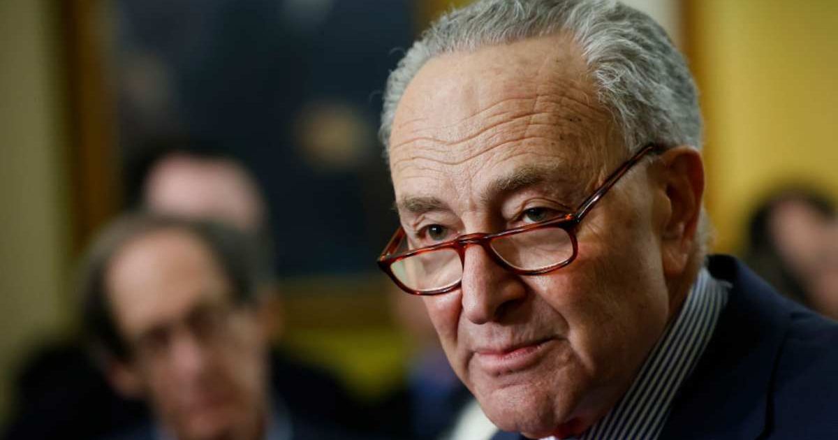 Chuck Schumer claimed that despite a mandate to release all unclassified Epstein records by December 19, the DOJ only published a portion of the files (Anna Moneymaker/Getty Images)
