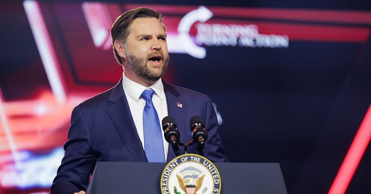 Closing the summit, JD Vance rejected purity tests and urged the movement to maintain the inclusive, big-tent approach championed by the late Charlie Kirk (Caylo Seals/Getty Images)