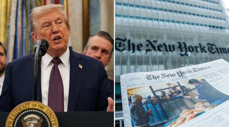 Trump labels New York Times a 'threat to the national security' after Epstein report