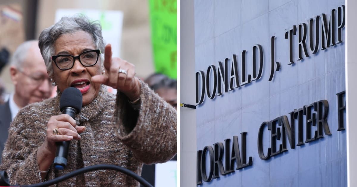 Joyce Beatty’s lawsuit argued that only Congress could alter the name of 'John F Kennedy Center for the Performing Arts', citing its 1964 designation as a memorial (Getty Images/AP)