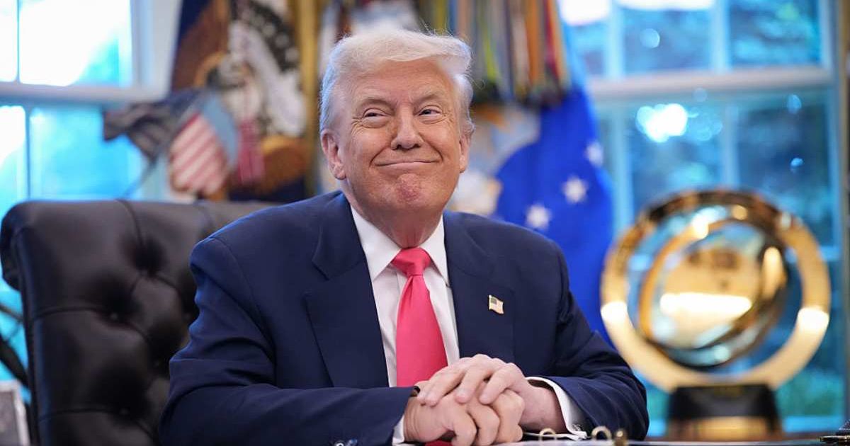 President Donald Trump hailed 4.3% GDP growth as a tariff victory, with official data showing the strongest Q3 expansion in two years (Getty Images) 