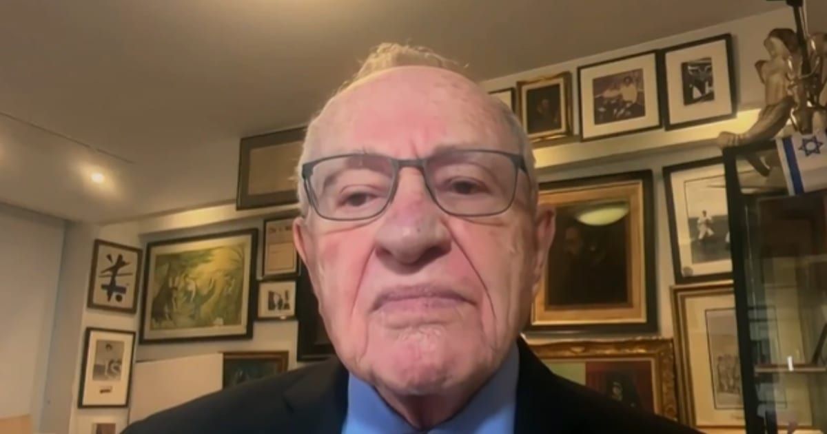Alan Dershowitz pushed back against Greta Van Susteren’s characterization of survivor Maria Farmer during an interview (Screengrab/Newsmax)