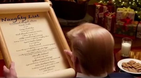 'Santa' Trump appears in AI-generated White House stream reviewing 'naughty list' of illegal aliens