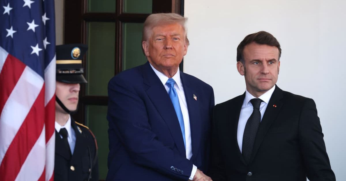 French President Emmanuel Macron pledged to defend Europe’s autonomy and described the visa bans as coercive and harmful to sovereignty (Getty Images)