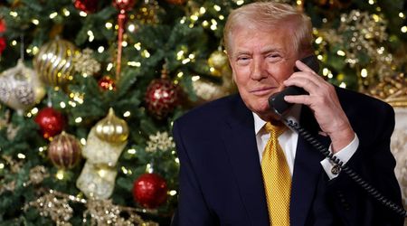 Trump pitches ‘clean, beautiful coal’ during playful banter with kids on Santa hotline calls