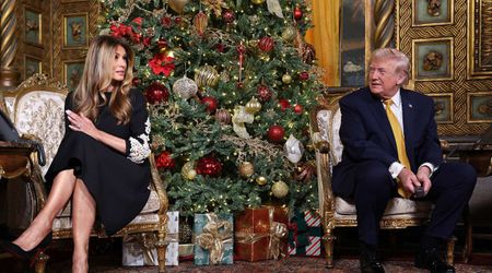 Trump gushes over Melania on Christmas Eve, calls her 'the greatest First Lady'
