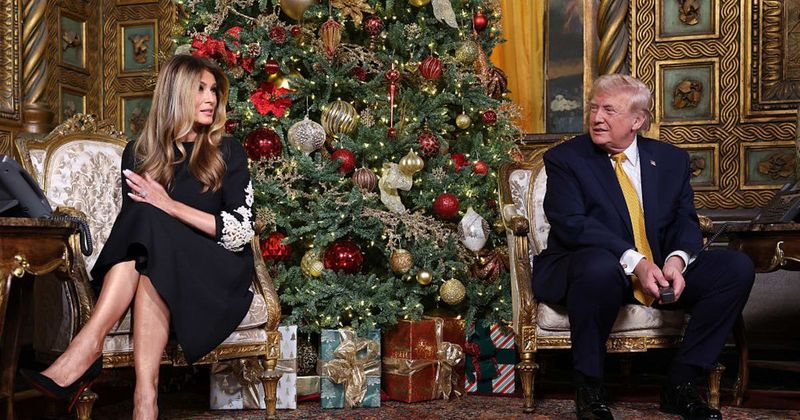 Trump gushes over Melania on Christmas Eve, calls her 'the greatest First Lady'