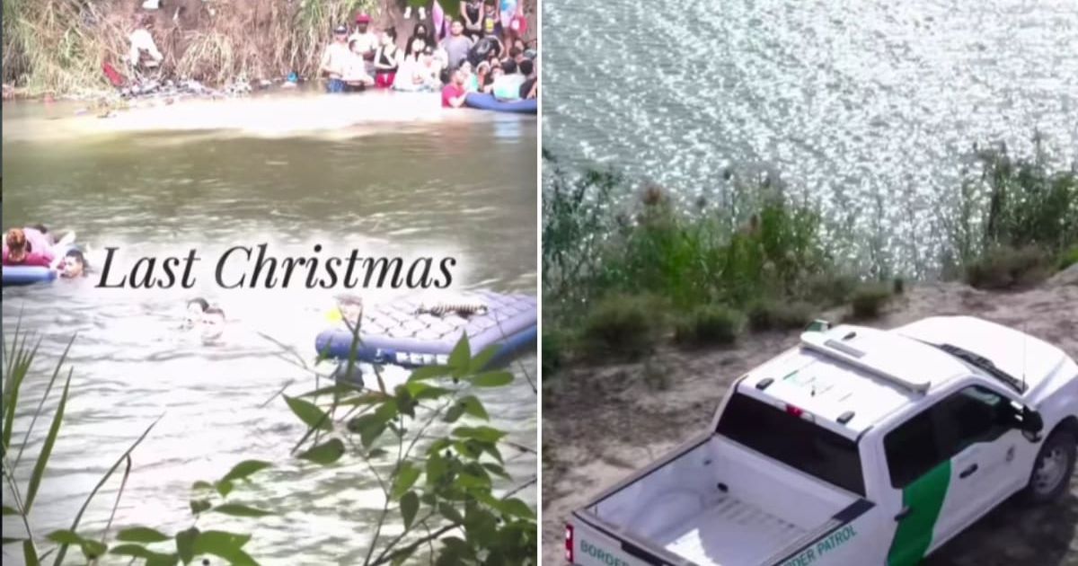 Border Patrol shares then and now video highlighting how conditions at the border have improved since last Christmas (@borderpatrol/Instagram)