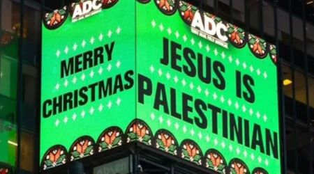 Times Square display declaring ‘Jesus is Palestinian’ draws widespread public backlash