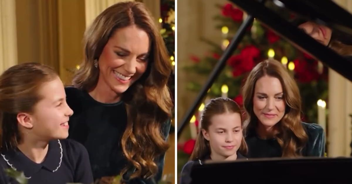 Kate Middleton urges kindness as she and Princess Charlotte share piano duet at carol service
