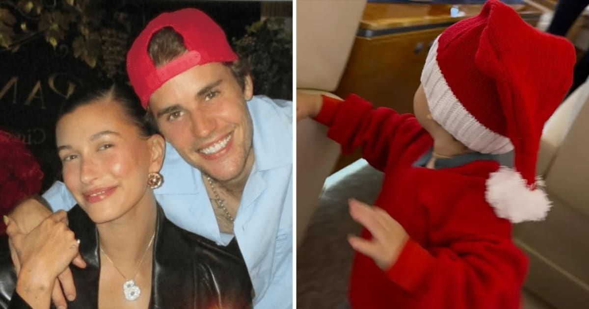 Justin Bieber emphasized gratitude and highlighted the importance of family, with holiday photos of Jack Blues Bieber as a visual and symbolic centerpiece of his reflections (Getty Images, @lilbieber/Instagram)
