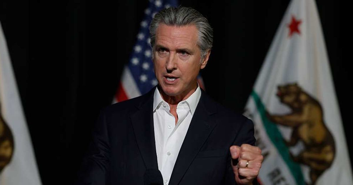 Gavin Newsom decided to withdraw the lawsuit over the high-speed rail funding dispute (Getty Images)