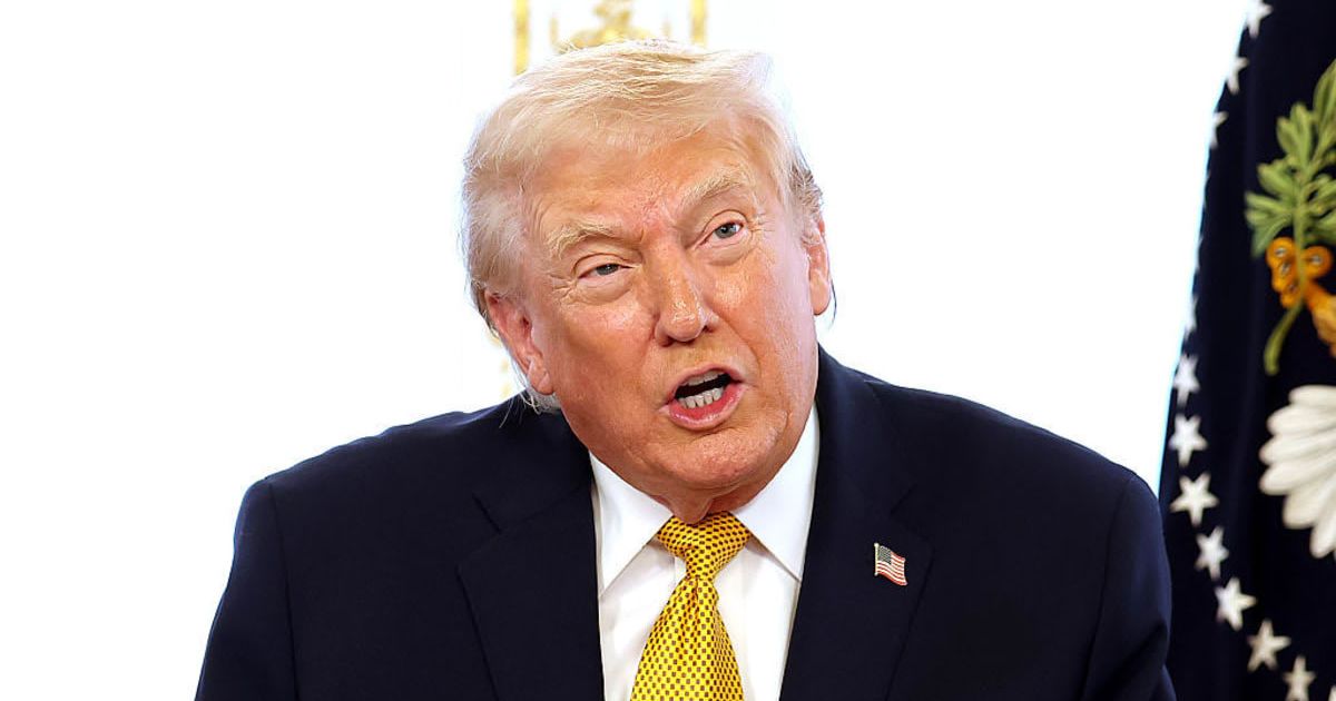 Donald Trump combined seasonal greetings with sharp attacks on political rivals and critics in a Truth Social post on Christmas night (Tasos Katopodis/Getty Images)