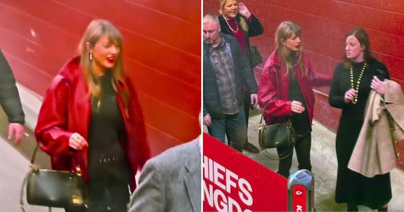 Taylor Swift celebrates Christmas as she cheers Travis Kelce at Chiefs game
