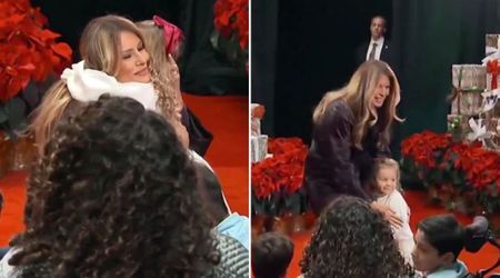 Melania Trump wins netizens’ praise for gentle moment with child at Christmas: 'She loves kids'