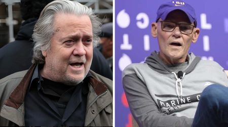 James Carville offers to debate Steve Bannon on Charlie Kirk, even at Turning Point USA event