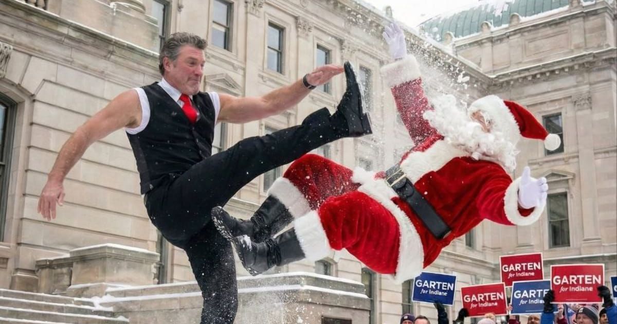 Indiana state Sen Chris Garten admitted there was backlash and dismissed critics as 'snowflakes' (@Sen_ChrisGarten/X)