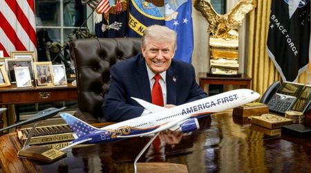 Trump unveils ‘America First 250’ plane design during wild social media spree